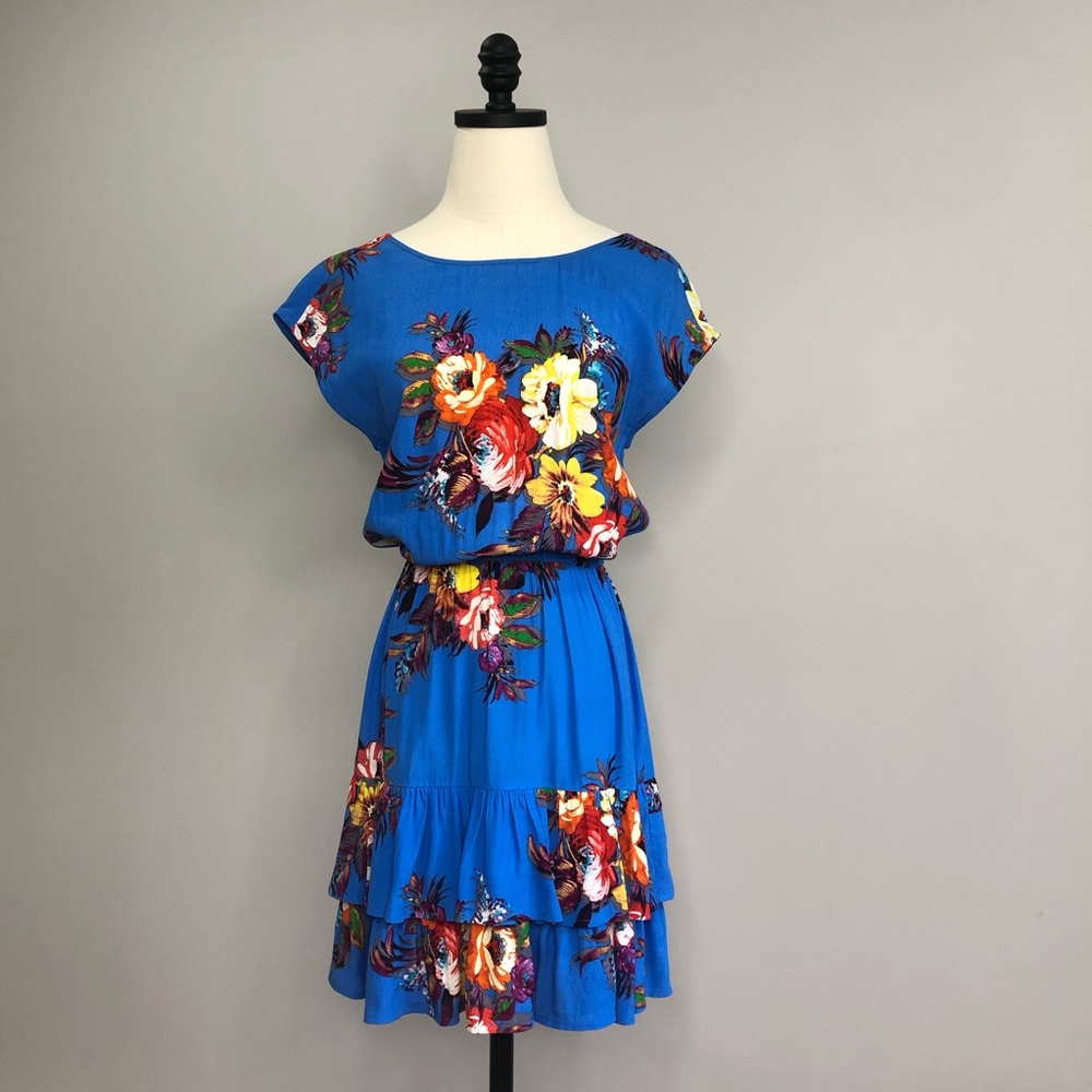 Anthropologie Konrad & Joseph blue dress size xs